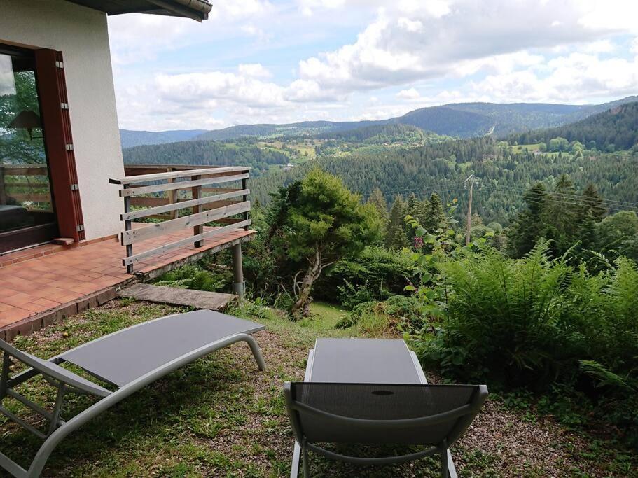 Maison D'Altitude Avec Vue Panoramique A Gérardmer Eksteriør bilde