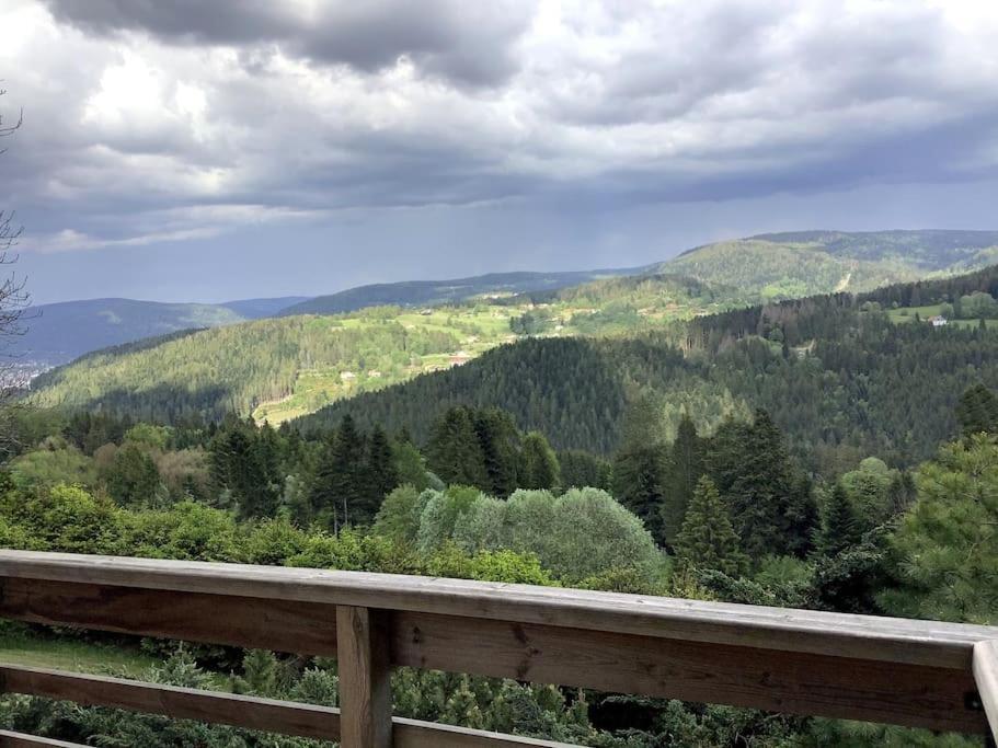 Maison D'Altitude Avec Vue Panoramique A Gérardmer Eksteriør bilde