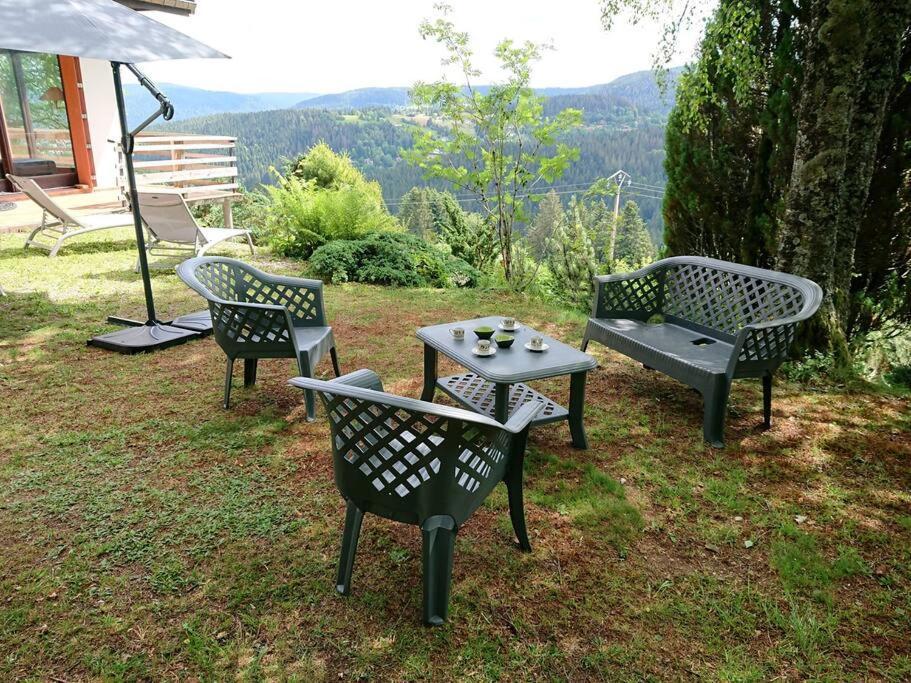 Maison D'Altitude Avec Vue Panoramique A Gérardmer Eksteriør bilde